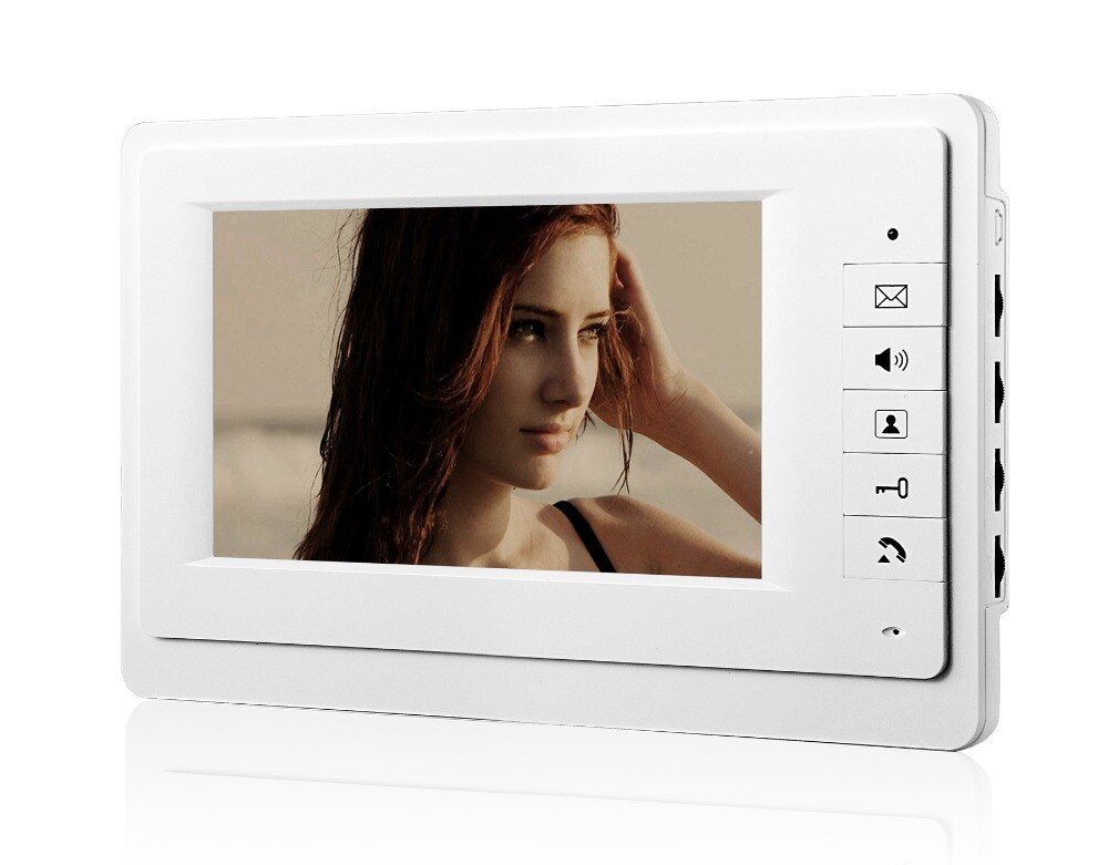 7 ġ ÷ TFT LCD ũ    Ʈ    ȭ ȭ ȭ  /7 Inch Color TFT LCD Screen Monitor Wired Doorbell Door Video Phone Intercom for Hous